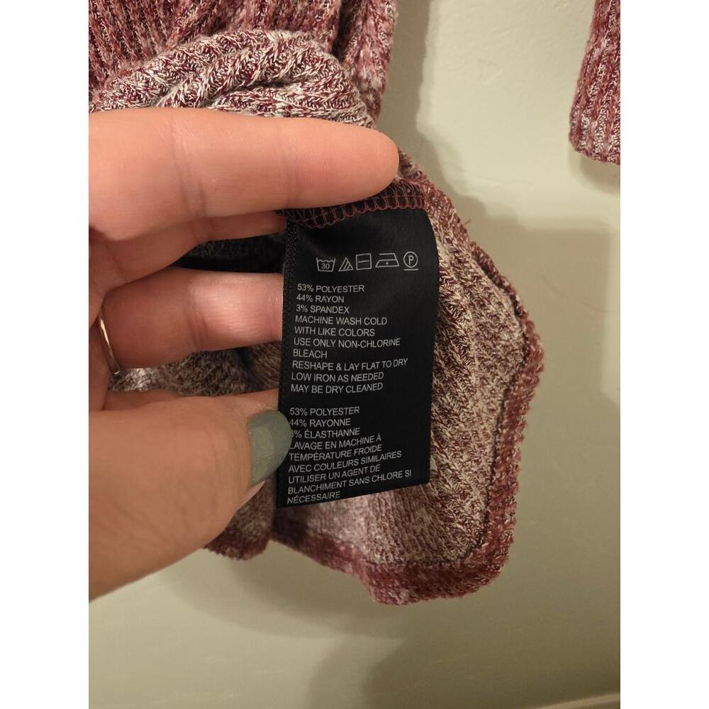 🧵🍷 Urban Outfitters Ribbed Knit Wrap Dress – XS/TP - Picture 6 of 6